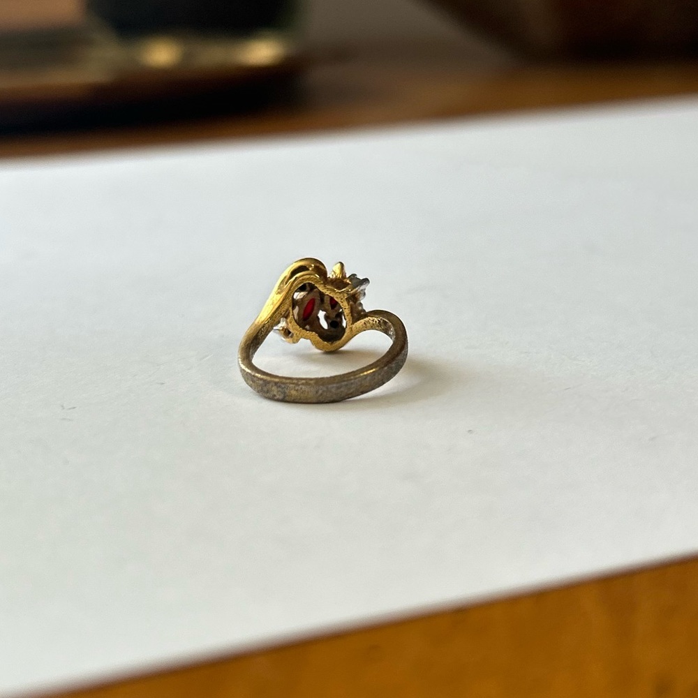 Double Ruby Ring - Picture 5 of 8